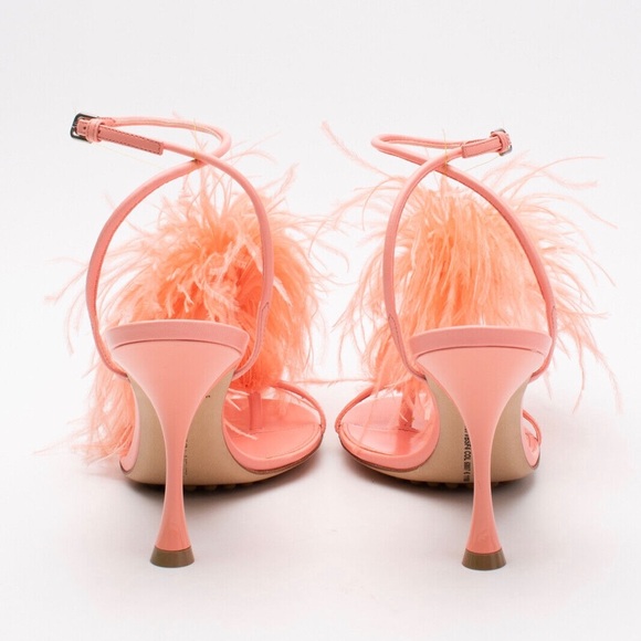 NEW BOTTEGA VENETA Wonderbird Leather Thong Sandals US6 EU36 UK3 Feathers - Picture 6 of 9